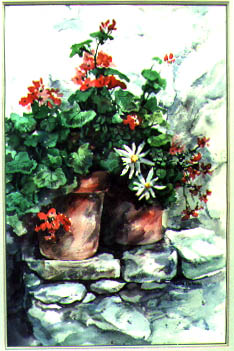 "Geraniums" (2000, Kathi Butorac)