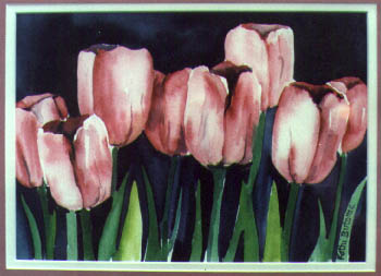 "Pink Tulips" (2000, Kathi Butorac)