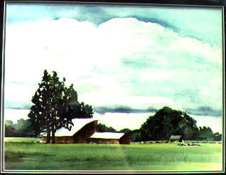 "Rural Scene" (2000, Kathi Butorac)